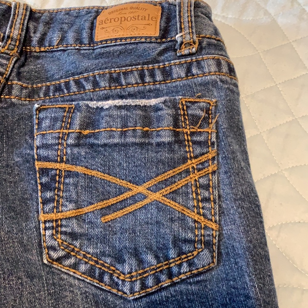 Aeropostale Bayla Skinny Women’s Blue Denim Jeans - Picture 7 of 11